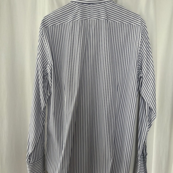 Thomas Mason Italian fabric, BR Black Label dress shirt #1 - Picture 3 of 4